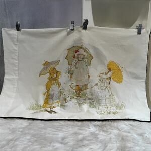 NEW Springmaid Holly Hobby Vintage 70s Double Sided Standard Pillowcase MINT
